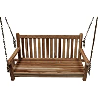 Los mejores  - CHICREAT - Banco columpio de madera de teca- aproximadamente 150 cm